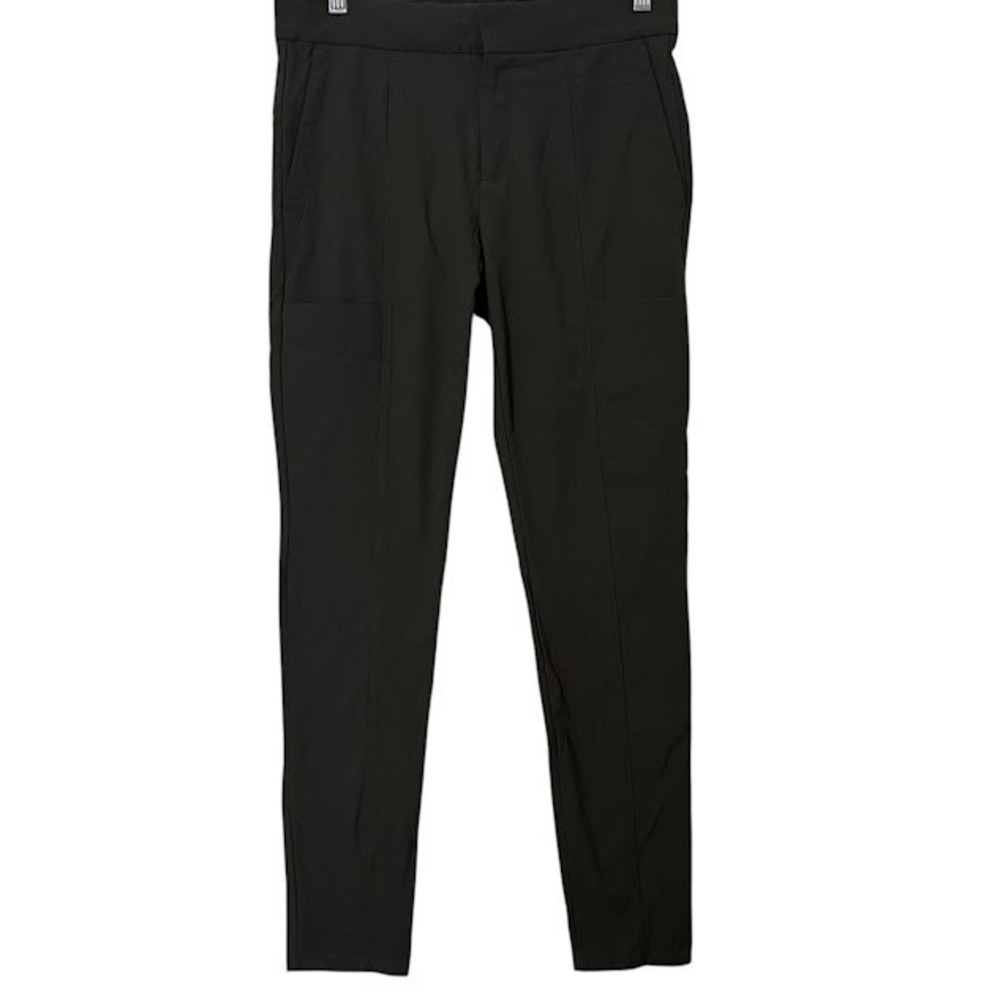 Athleta Olive Green Wander Stash Skinny Nylon Cargo Pants Womens 4